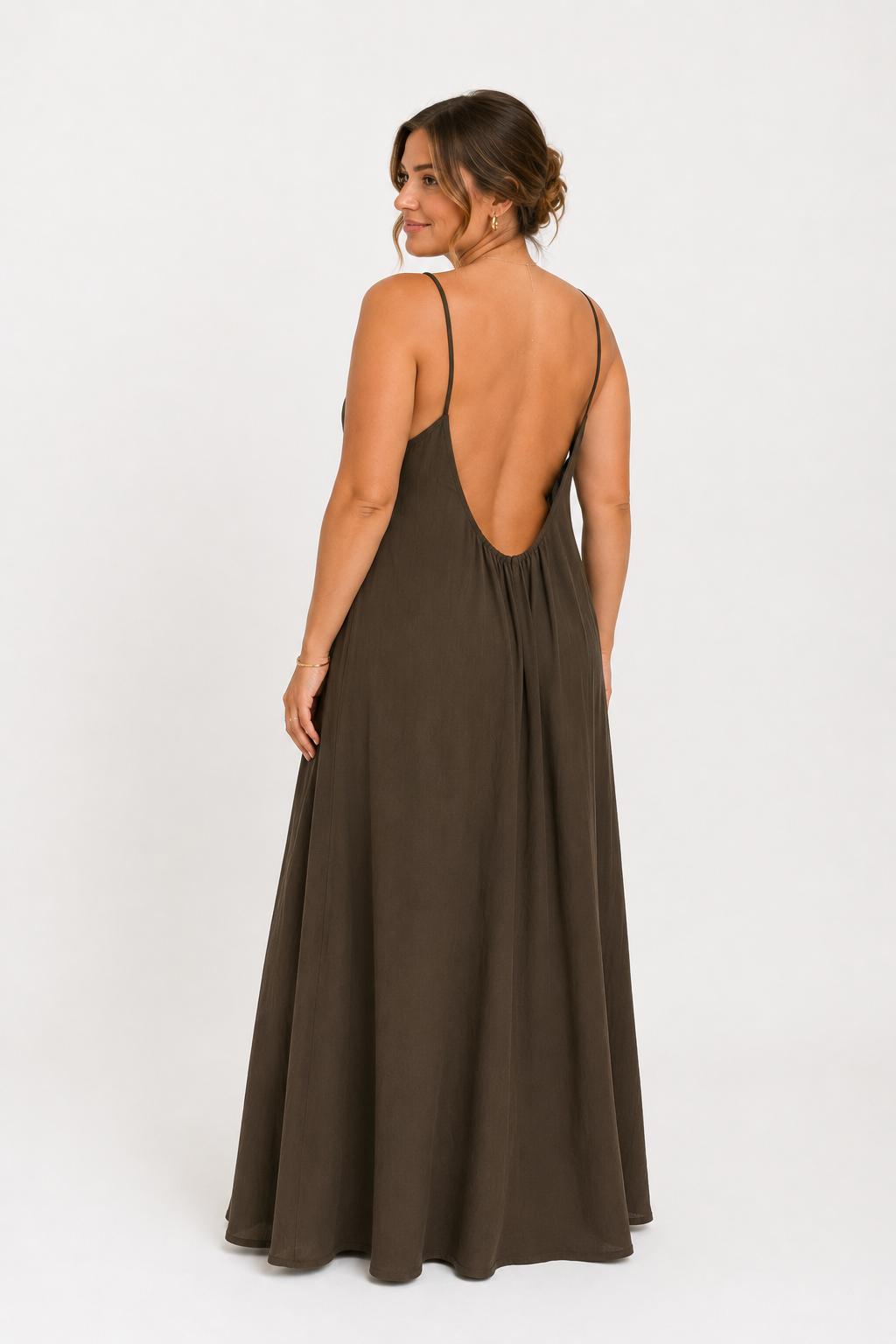 "June" Camisole Admire Backless Dress
