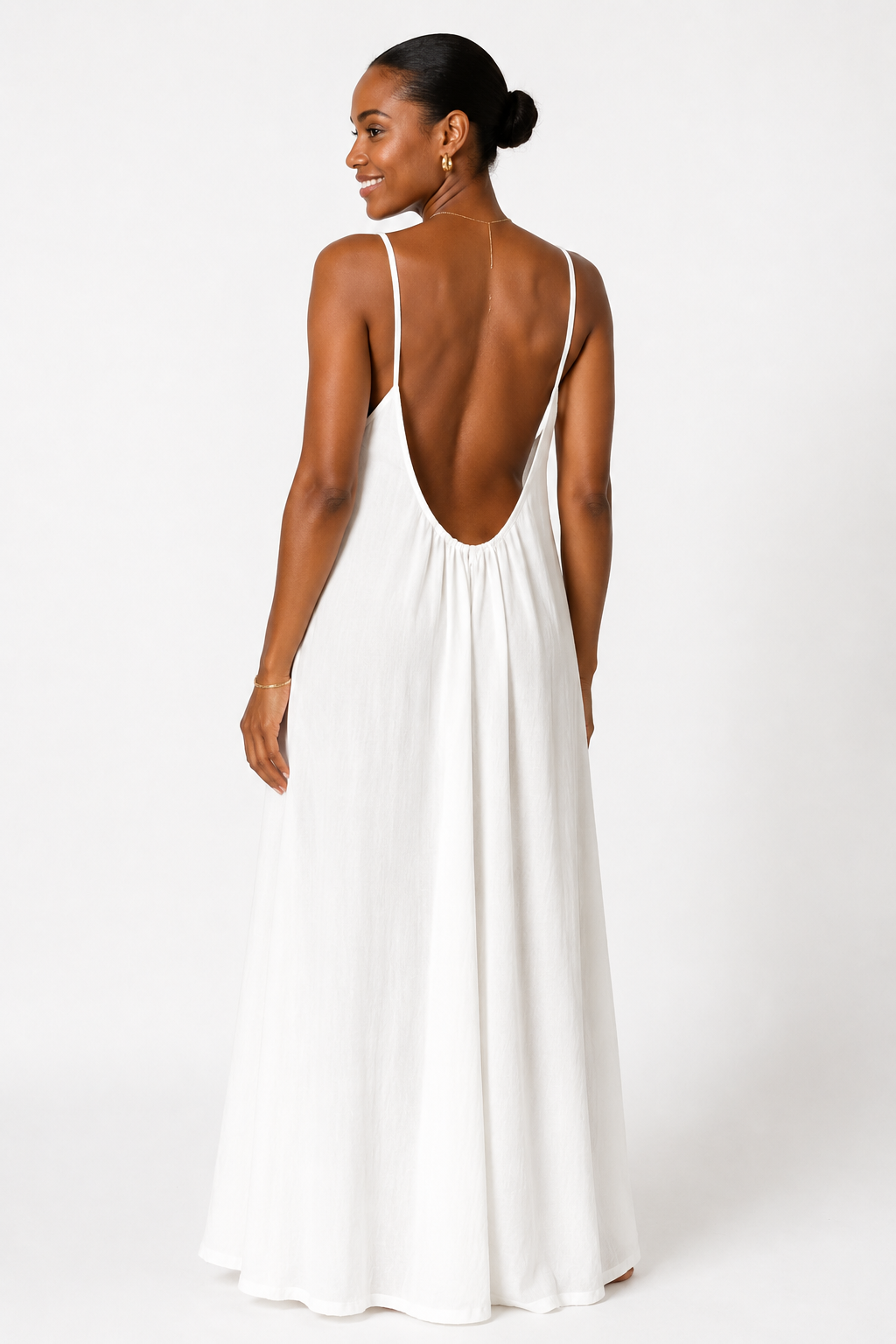 "June" Camisole Admire Backless Dress