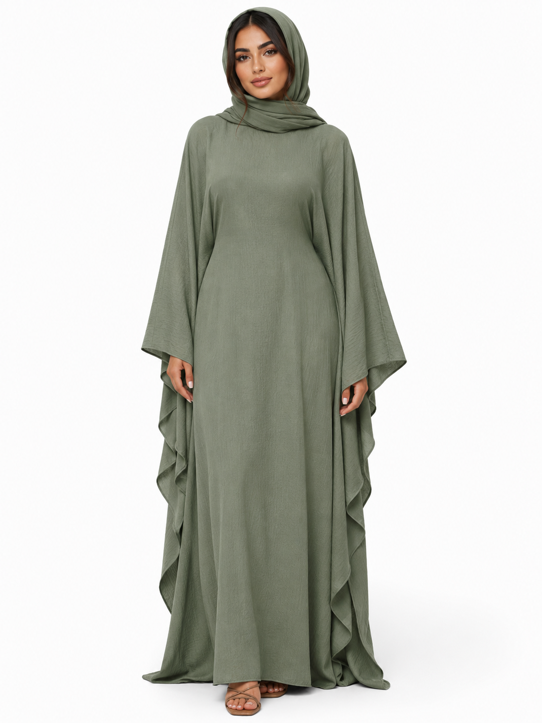 Abaya Summer Batwing Loose Fitting Dress